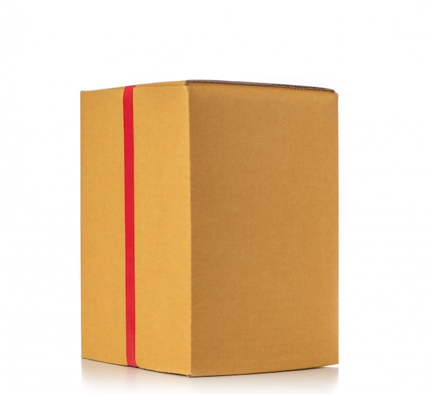 delivery box on white background