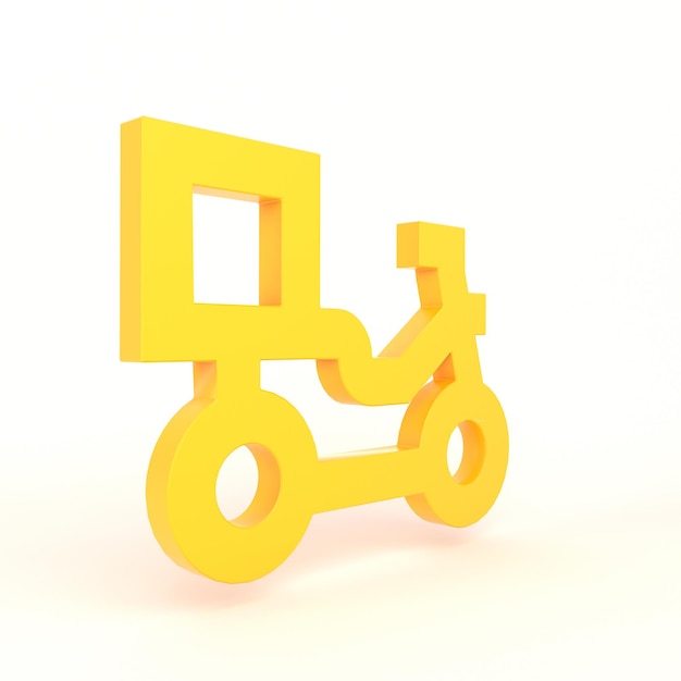 Delivery Icon Left Side With White Background