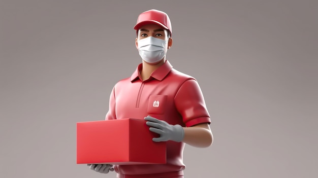 delivery man courier delivery delivery man delivery boy package