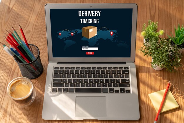 Delivery tracking system for ecommerce and modish online business