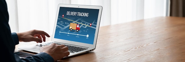 Delivery tracking system for ecommerce and modish online business