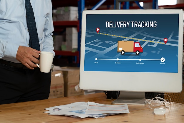 Photo delivery tracking system for ecommerce and modish online business