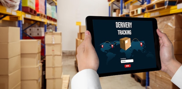 Delivery tracking system for ecommerce and modish online business