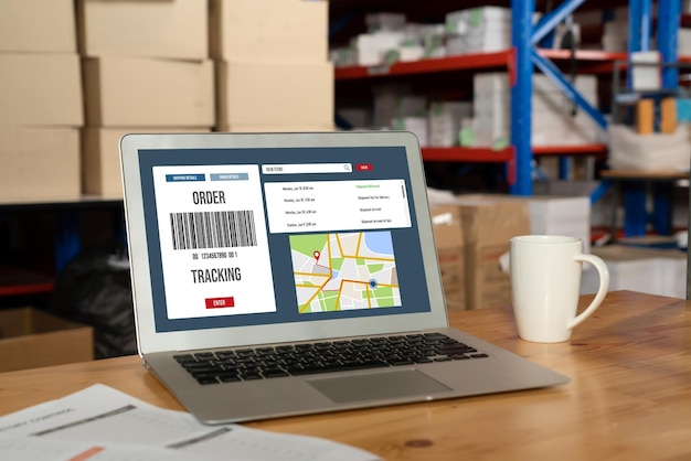 Delivery tracking system for ecommerce and modish online\
business