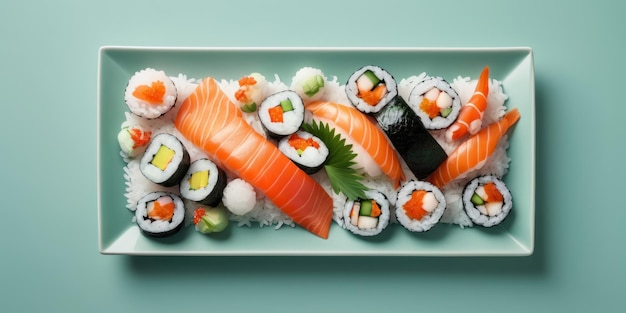 Deluxe sushi platter