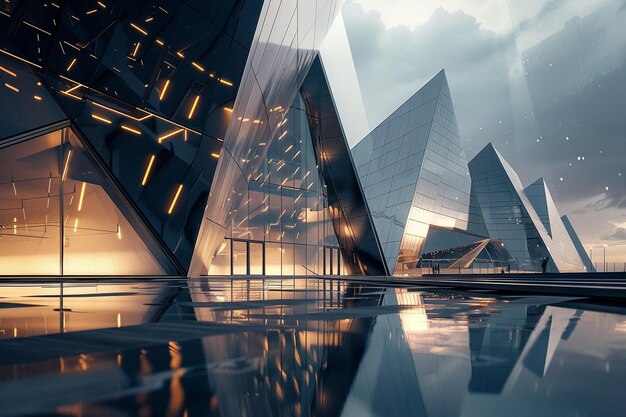 Photo delve into the captivating beauty of an architectu generative ai