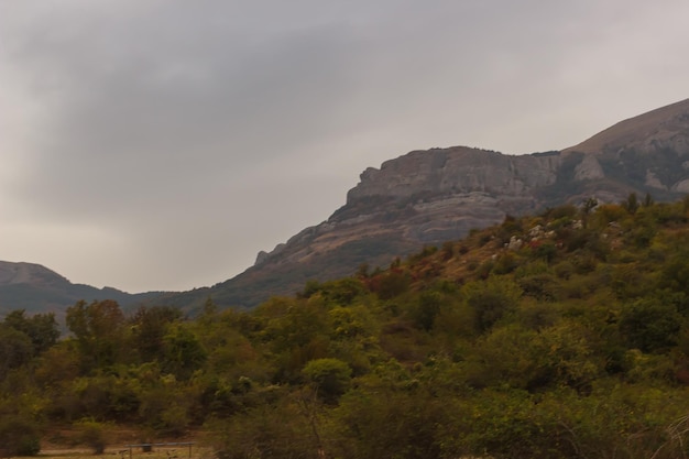 Demerdzhi slope in cloudy weather