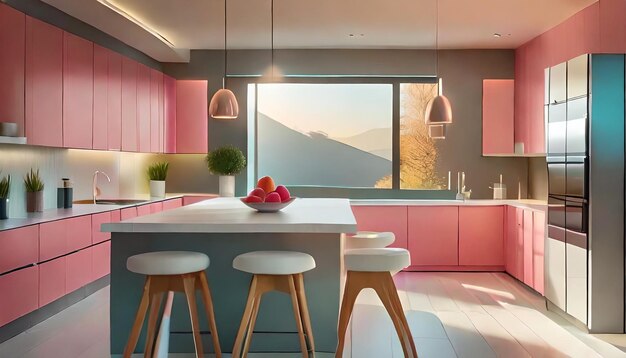 Demodern kitchen interior design