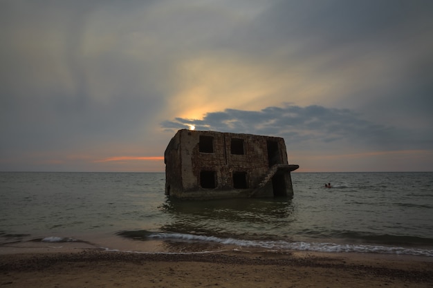 Demolished military forts in Liepaja, Latvia