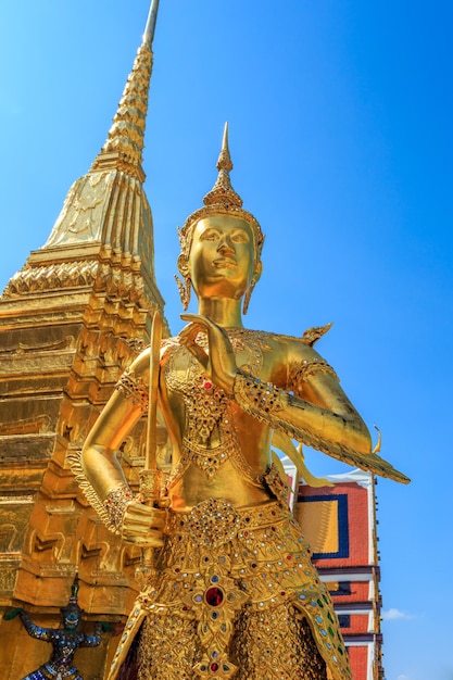 Demon Guardian in Wat Phra Kaew Grand Palace Bangkok