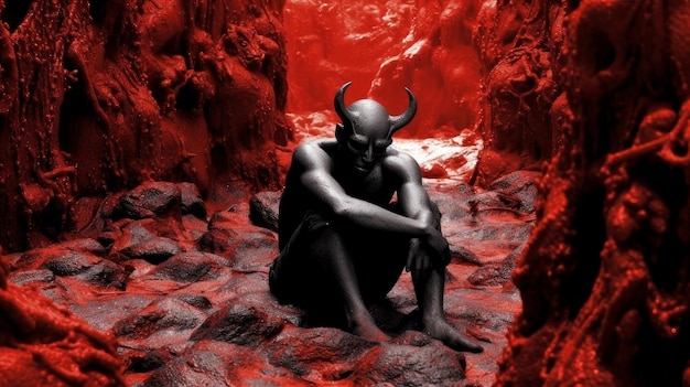 demon in hell The suffering of the soul