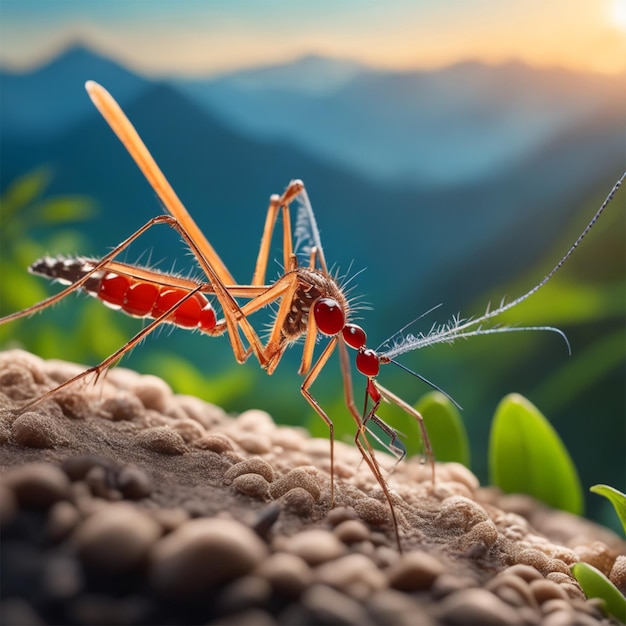 Dengue Mug Zittend Op De Berg Hd Uhd 4k