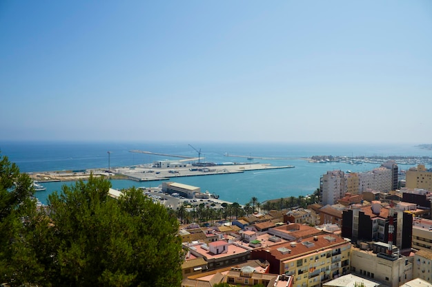 Denia alicante view from castle