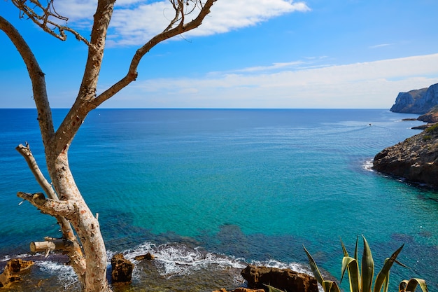 Denia las rotas beach near sant antonio cape