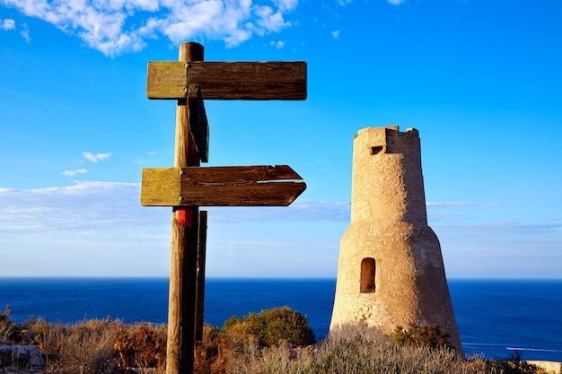 Denia Torre del Gerro-toren in Las Rotas Spanje