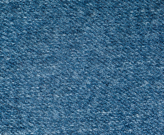 Denim blauwe spijkerbroek stof textuur achtergrond close-up mode