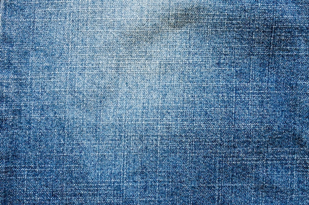 Denim blue jeans textuur close-up achtergrond bovenaanzicht