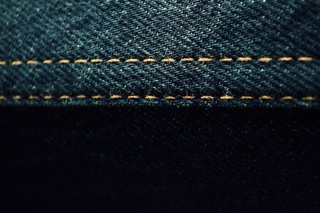 Denim fabric for the background.