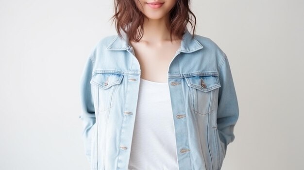 denim jacket model