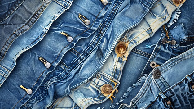 Foto disegno in denim per lo sfondo di tessuto jeans elegante