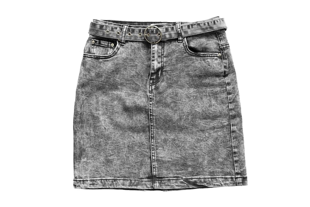 Denim rok geïsoleerd