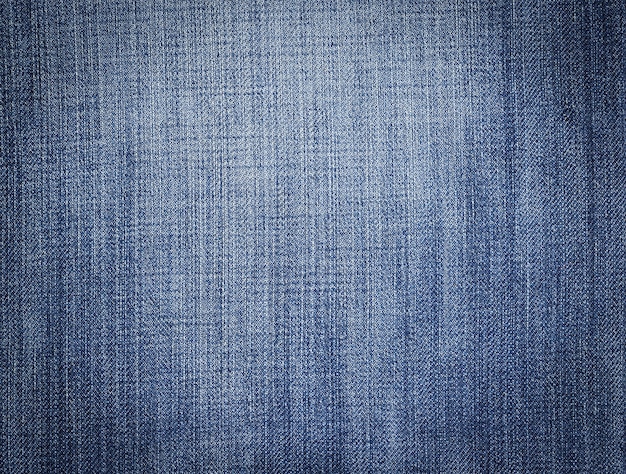 Denim texture in close up view with copy space for vintage background or wallpaper.