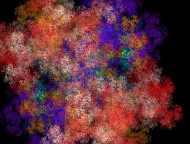 Foto denkbeeldige fractal abstracte achtergrond afbeelding