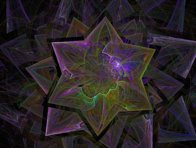 Denkbeeldige fractal abstracte achtergrondafbeelding