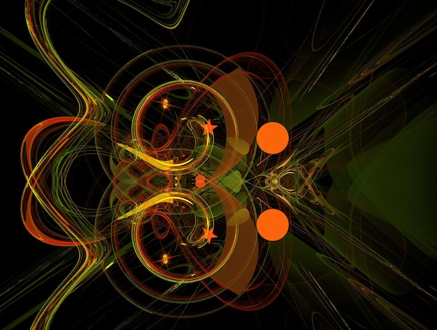 Denkbeeldige fractal abstracte achtergrondafbeelding