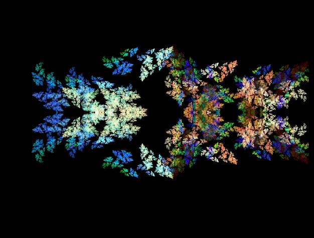 Denkbeeldige fractal abstracte achtergrondafbeelding