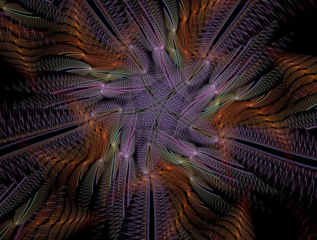 Denkbeeldige fractal abstracte achtergrondafbeelding