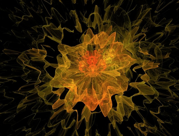 Denkbeeldige fractal abstracte achtergrondafbeelding