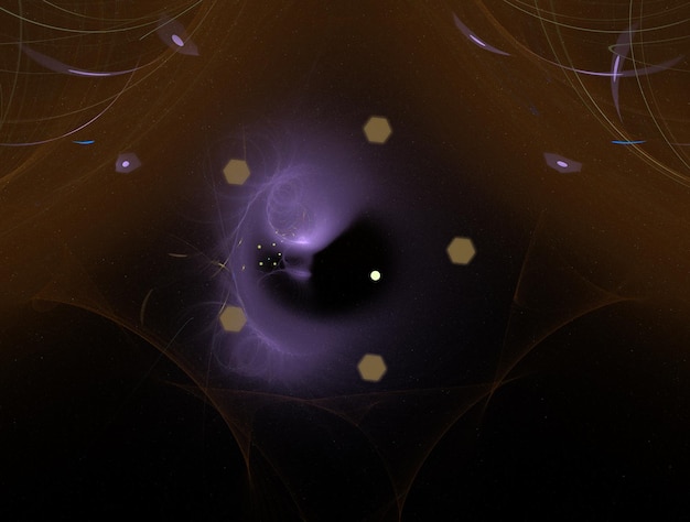 Denkbeeldige fractal abstracte achtergrondafbeelding