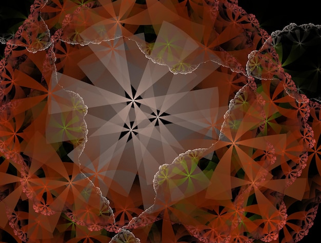 Foto denkbeeldige fractal abstracte achtergrondafbeelding