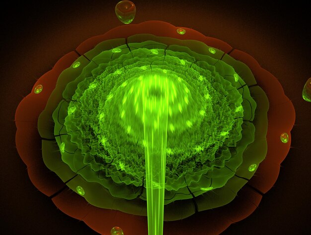 Denkbeeldige fractal abstracte achtergrondafbeelding