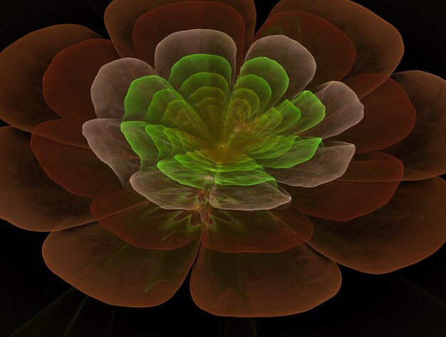 Denkbeeldige fractal abstracte achtergrondafbeelding