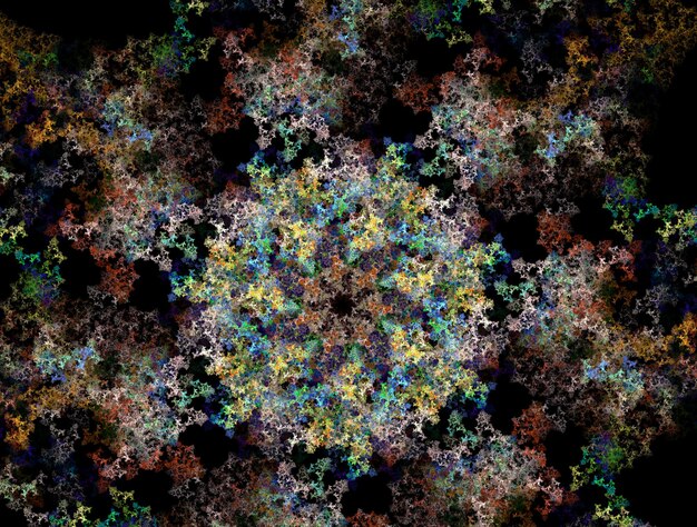 Denkbeeldige fractal abstracte achtergrondafbeelding