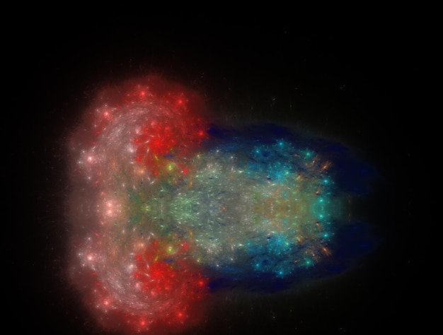 Denkbeeldige fractal abstracte achtergrondafbeelding