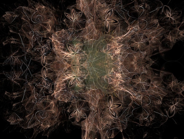 Denkbeeldige fractal abstracte achtergrondafbeelding