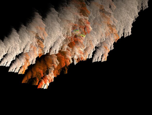 Denkbeeldige fractal abstracte achtergrondafbeelding