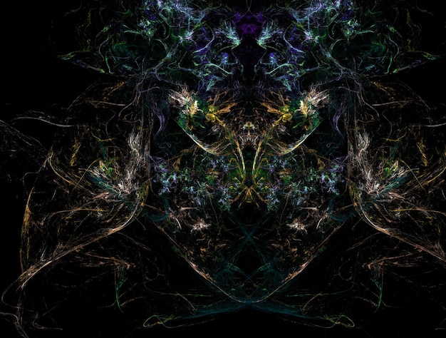 Denkbeeldige fractal abstracte achtergrondafbeelding