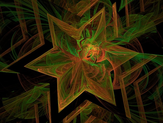 Denkbeeldige fractal abstracte achtergrondafbeelding