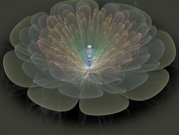 Denkbeeldige fractal abstracte achtergrondafbeelding