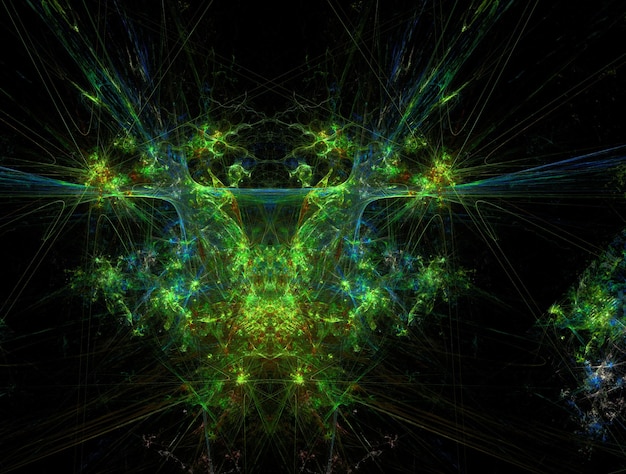 Denkbeeldige fractal abstracte achtergrondafbeelding