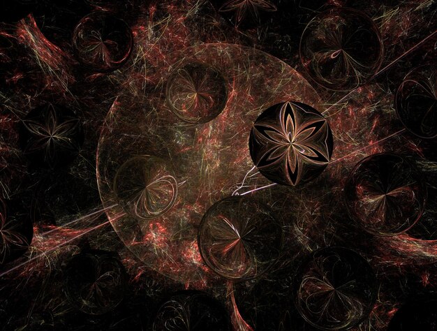 Denkbeeldige fractal abstracte achtergrondafbeelding