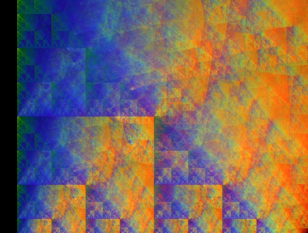 Denkbeeldige fractal abstracte achtergrondafbeelding