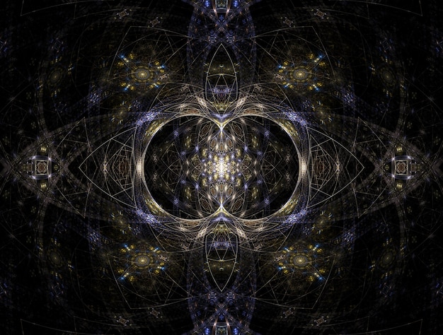 Denkbeeldige fractal abstracte achtergrondafbeelding