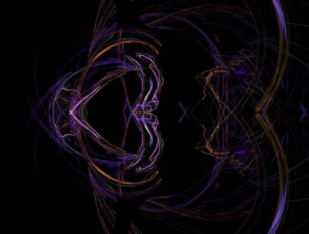 Denkbeeldige fractal abstracte achtergrondafbeelding