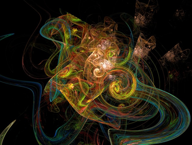 Denkbeeldige fractal abstracte achtergrondafbeelding