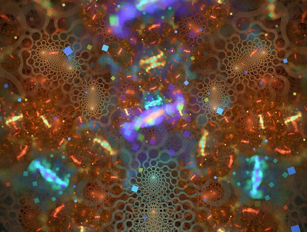 Denkbeeldige fractal abstracte achtergrondafbeelding